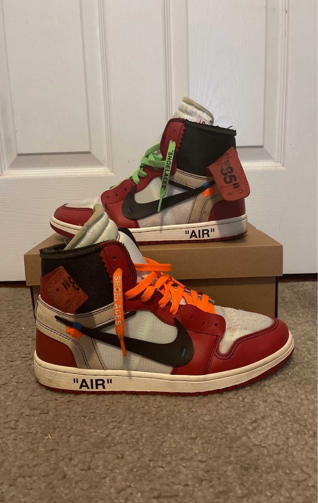 Nike Air Jordan 1 off white chicago
