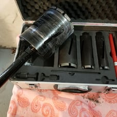 Diamond hole bits