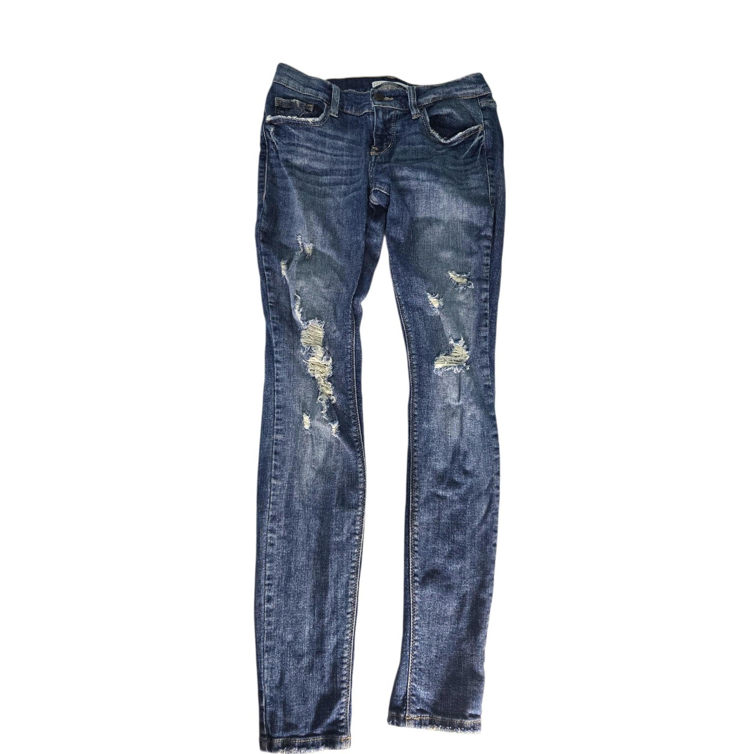 Refined By Daytrip Womens Distressed Jeans Size 27 Gemini Denim R1959 Skinny