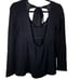 Free People Sweater Sequin Floral Wool Angora Black Small NWT New Y2K 2007 RARE