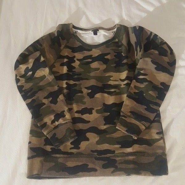 J. CREW Camo Vintage Surplus Sweatshirt