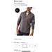 Marine Layer Men's Archive Quarter Zip Charcoal Stripe Sweater SZ Large NWT 108