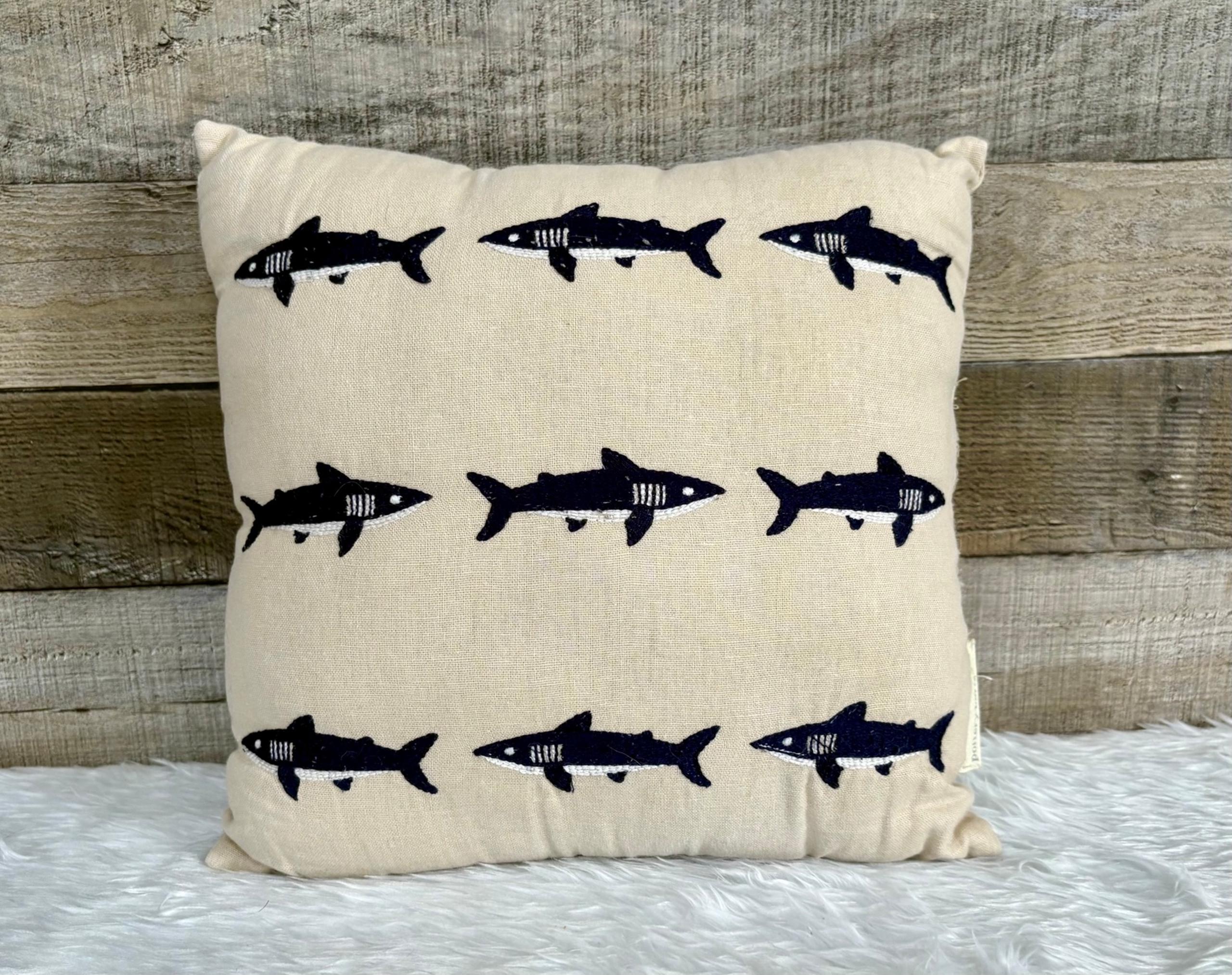 Pottery Barn Kids Shark Throw Pillow 2013