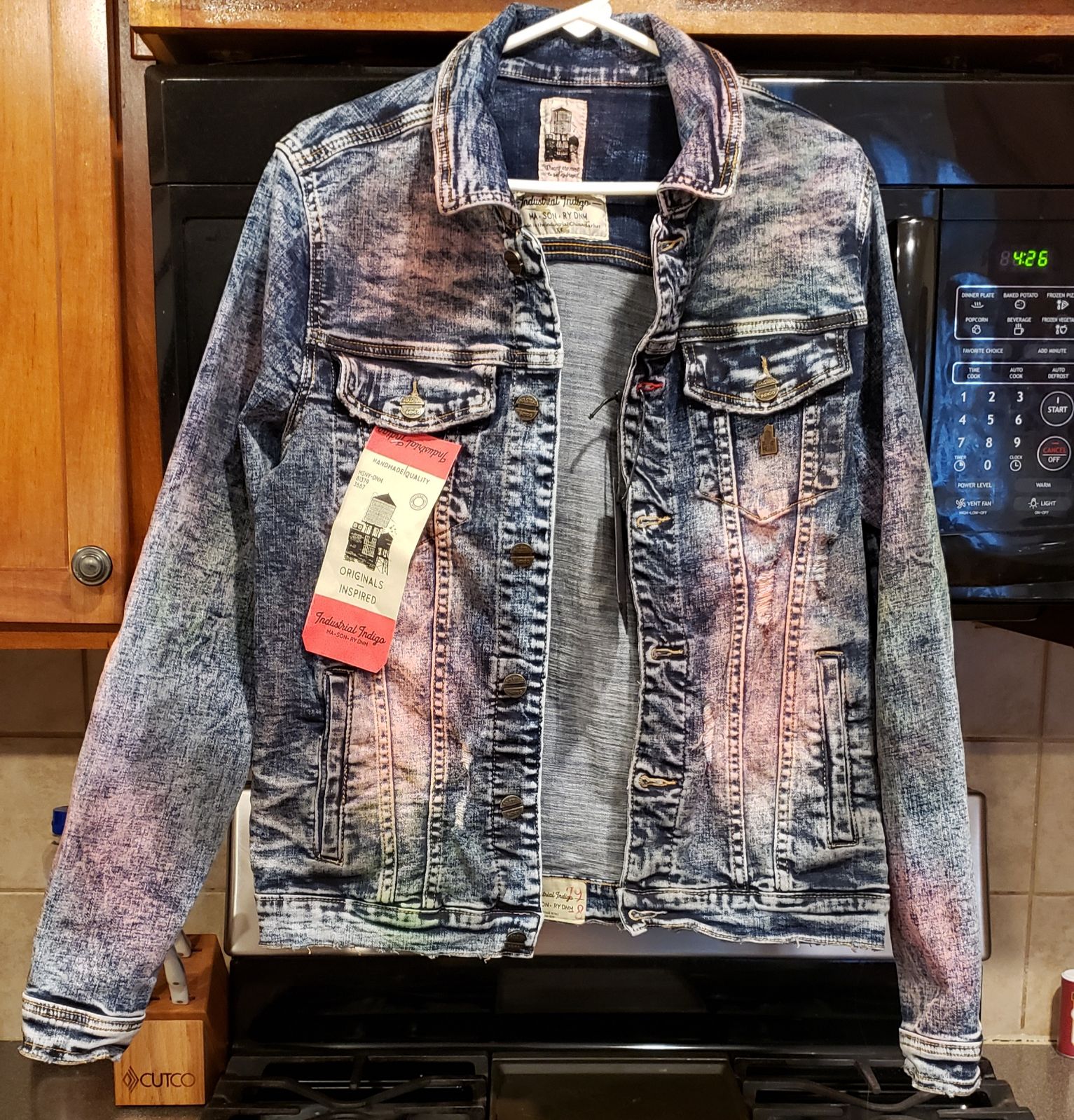 Color Splash Denim Jacket