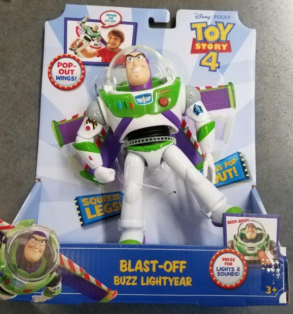 Toy Story 4 Blast-Off Buzz Lightyear Figure, 7 in / 17.78 cm-Tall