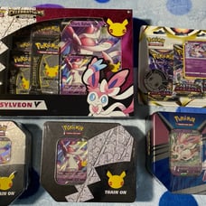 Pokémon TCG sylveon tins, blister pack, dark sealed