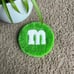 Habd tufted M&Ms coaster rugs!! Mug rugs 6 piece set ooak!