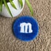 Habd tufted M&Ms coaster rugs!! Mug rugs 6 piece set ooak!