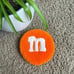 Habd tufted M&Ms coaster rugs!! Mug rugs 6 piece set ooak!