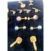 Vintage Cufflinks Lot Paired Tie Bars Pins Tuxedo Buttons Nice Black Coral