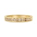 14K Yellow Gold Plated .925 Sterling Silver Champagne Diamond Ring