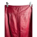 Newport News women’s size 4 leather red skirt knee length zipper slit