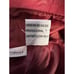 Newport News women’s size 4 leather red skirt knee length zipper slit
