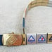 Vintage 35 Boy Scout Belt 27 Metal Merit Badges Collectible Brass Buckle USA