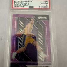 Purple Pulsar Prizm Rookie /35 PSA 10 - Svi Mykhailiuk