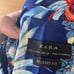 Zara floral dress shirt shirt sleeve size medium