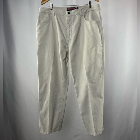Vineyard Vines Corduroy 5 Pocket Pants in Stone Size 38 X 30