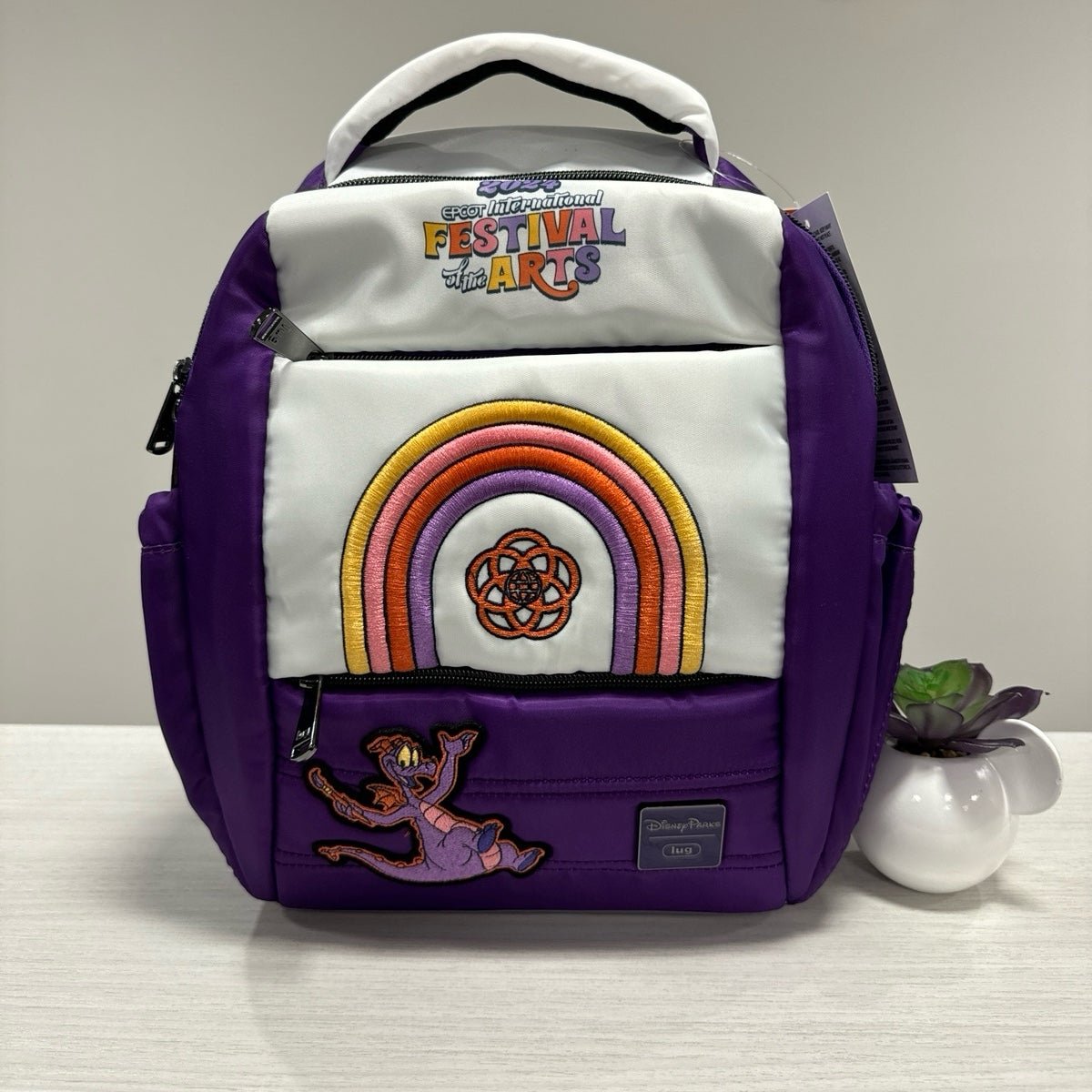 Disney Parks Epcot 2024 Festival of The Arts Figment Lug Backpack