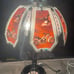 Vintage Motorcycle Eagle Red Touch Lamp Electronic Used Pre Owned Tested Works R
