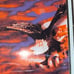 Vintage Motorcycle Eagle Red Touch Lamp Electronic Used Pre Owned Tested Works R