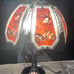 Vintage Motorcycle Eagle Red Touch Lamp Electronic Used Pre Owned Tested Works R