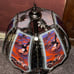 Vintage Motorcycle Eagle Red Touch Lamp Electronic Used Pre Owned Tested Works R