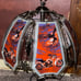 Vintage Motorcycle Eagle Red Touch Lamp Electronic Used Pre Owned Tested Works R