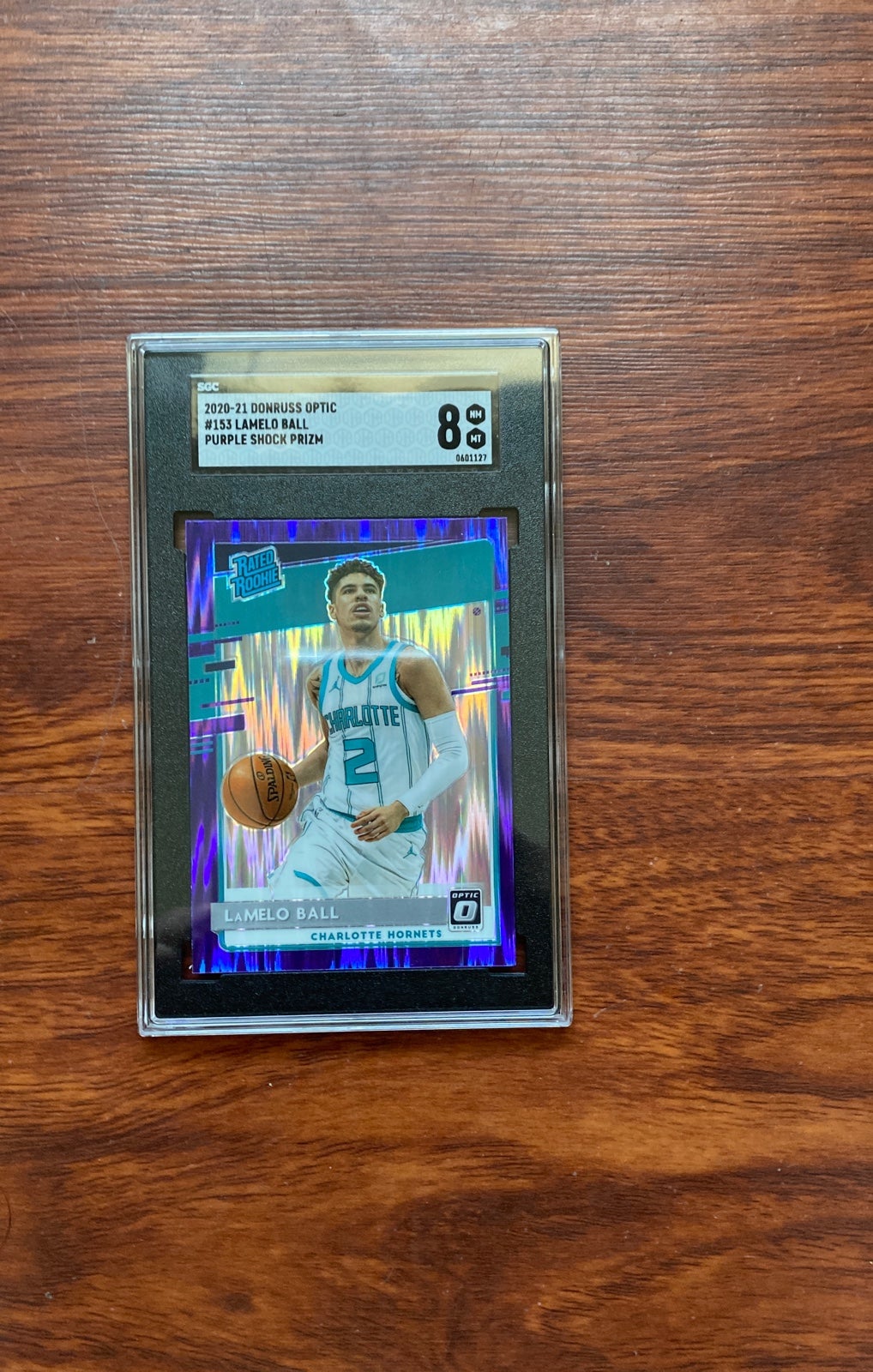 Lamelo Ball sgc 8 Purple shock Prizm
