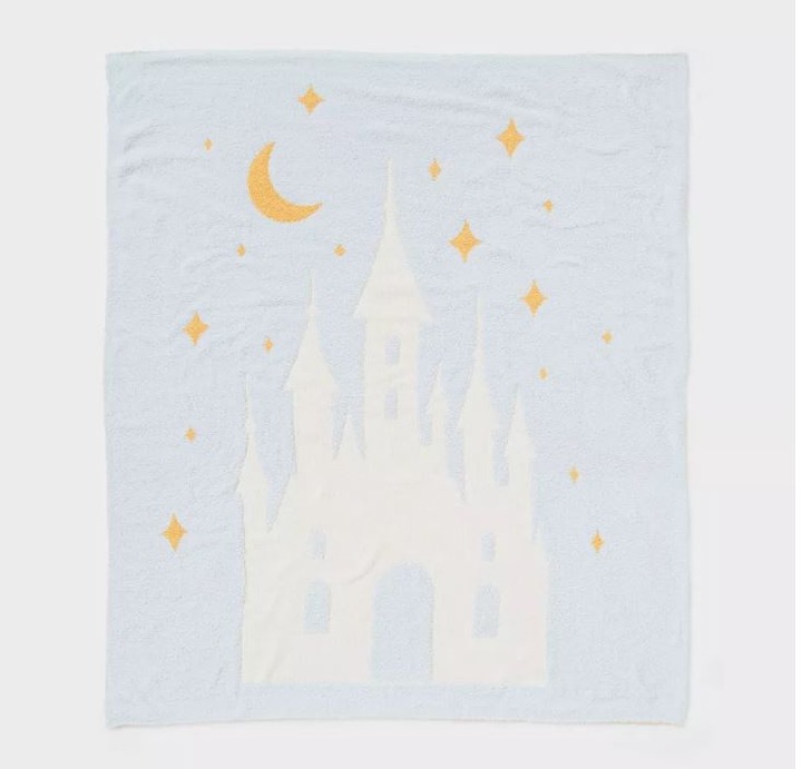 Disney Princess Cinderella Castle Throw Blanket by Pillowfort 58 L x 48 W (NWT)