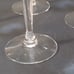 Fostoria Holly clear stem 6 champagne glasses