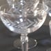 Fostoria Holly clear stem 6 champagne glasses