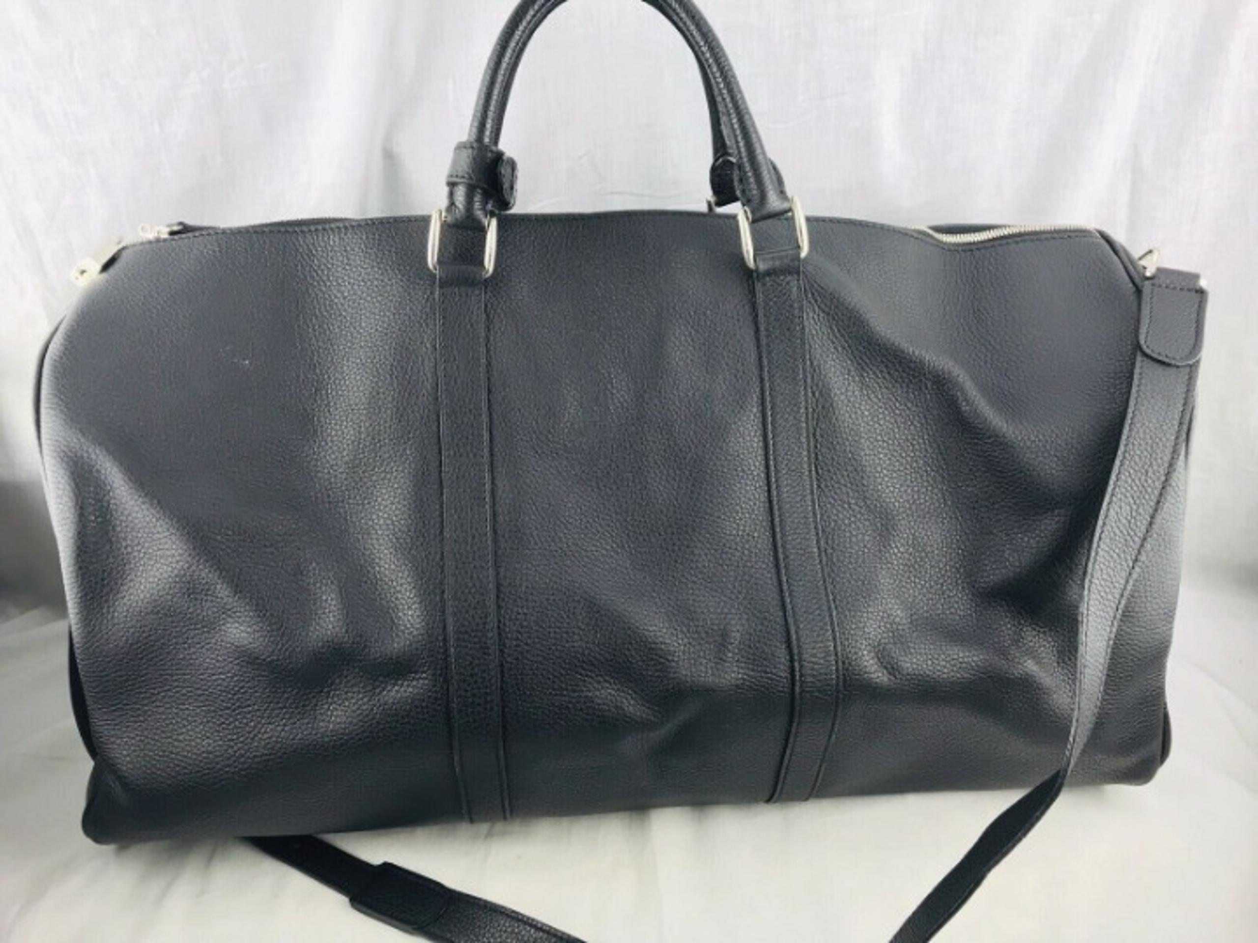 KITON Duffel Luggage Bag Large Black