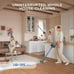 Cordless Vacuum Cleaner, 30Kpa, 35Min Runtime, Lightweight Rechargeable Battery