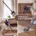 Cordless Vacuum Cleaner, 30Kpa, 35Min Runtime, Lightweight Rechargeable Battery