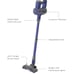Cordless Vacuum Cleaner, 30Kpa, 35Min Runtime, Lightweight Rechargeable Battery