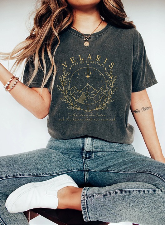 Velaris Comfort Colors T-Shirt Velaris City Of Starlight Shirt ACOTAR Velaris Me