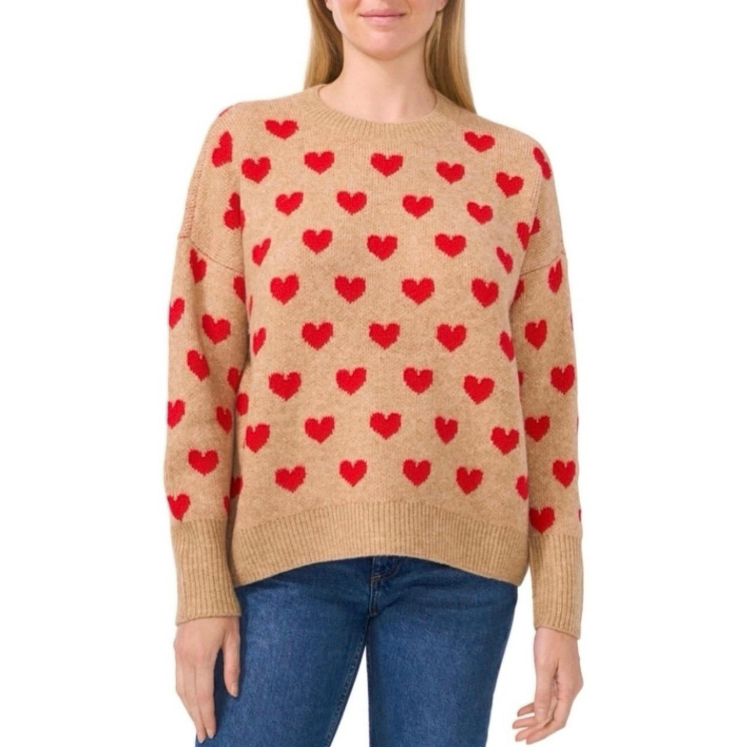 NWT Heart Sweater Size XS - Vince Camuto