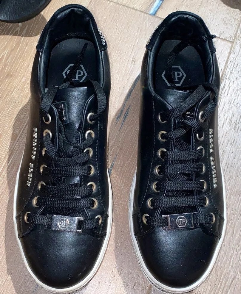Philipp Plein low top crystal sneakers