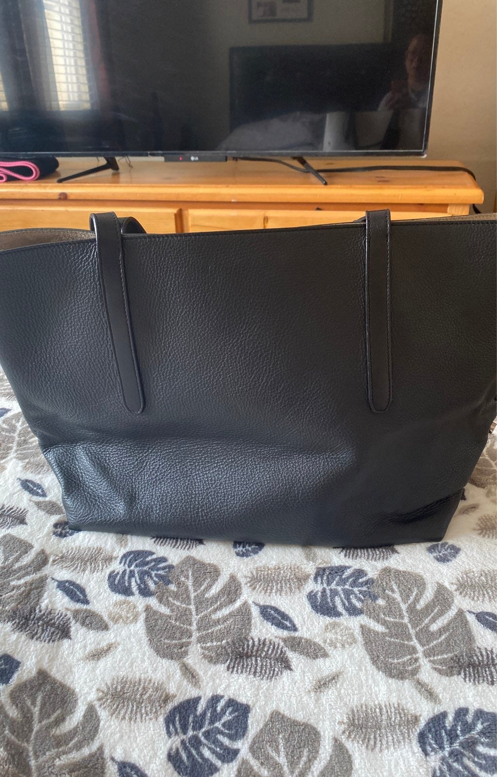 Jimmy Choo logo tote bags