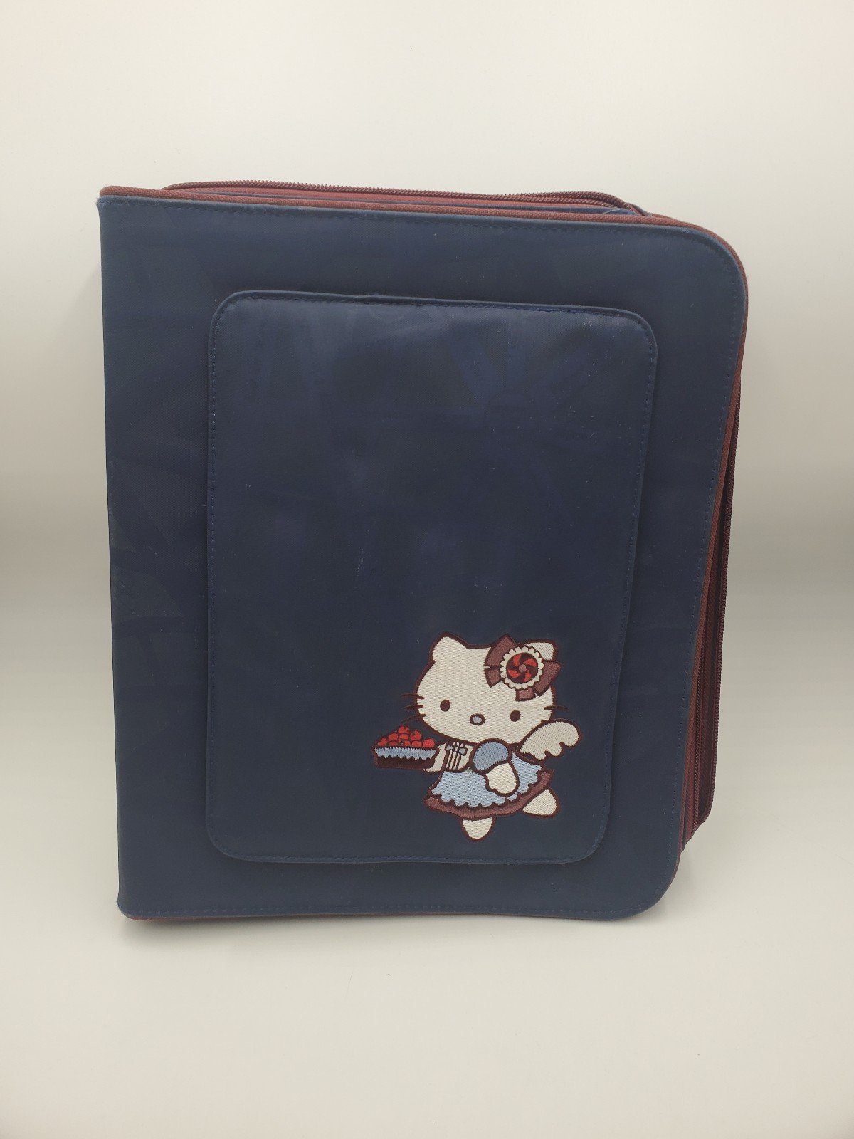 Vintage Hello Kitty Zip Up 3 ring Binder