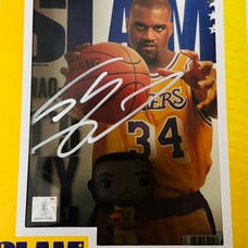 Shaquille O’Neal SIGNED Funko Pop #02 Hardwood Classic BECKETT COA “Lakers Rare