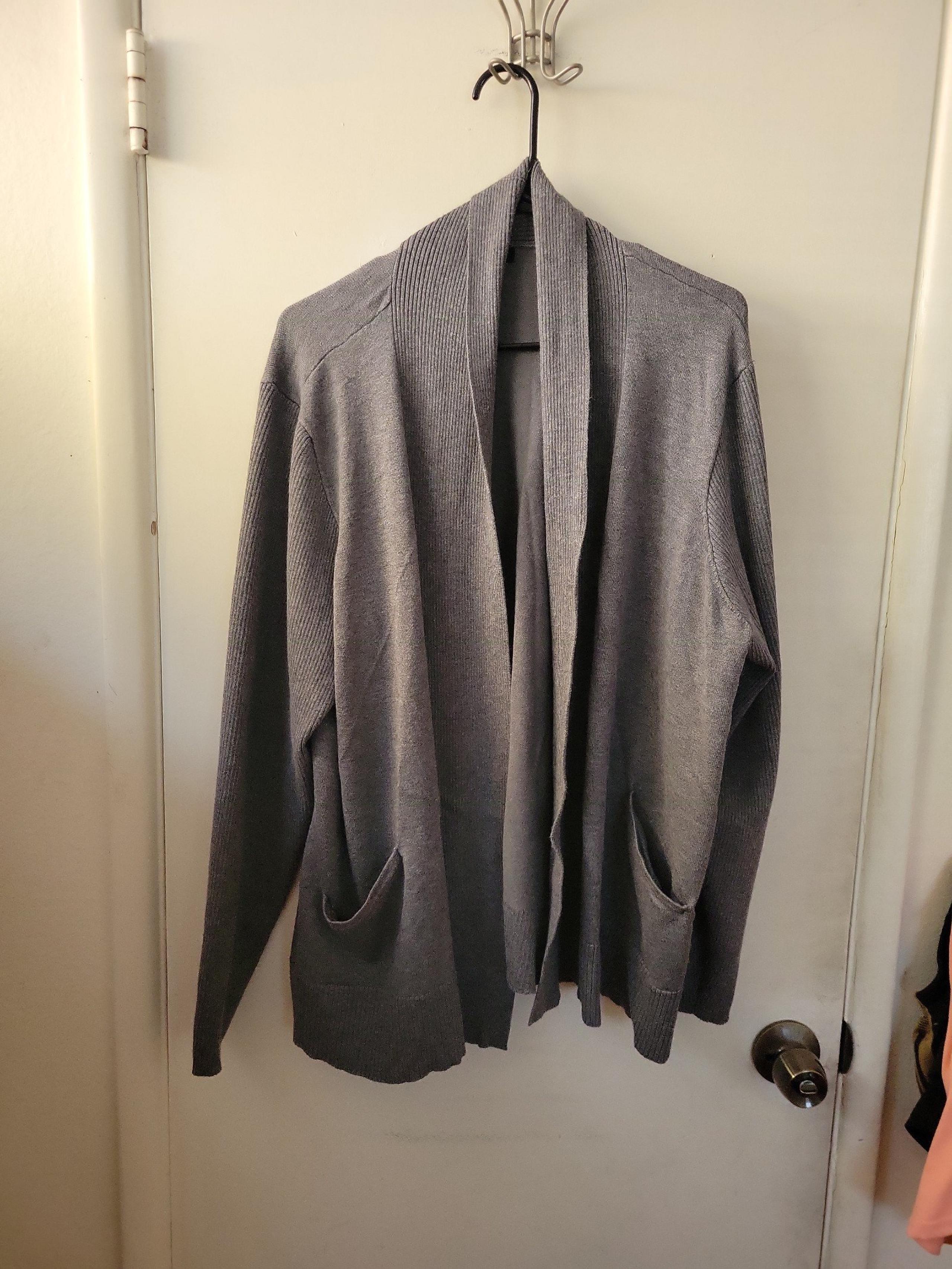 Cardigan grey 2x