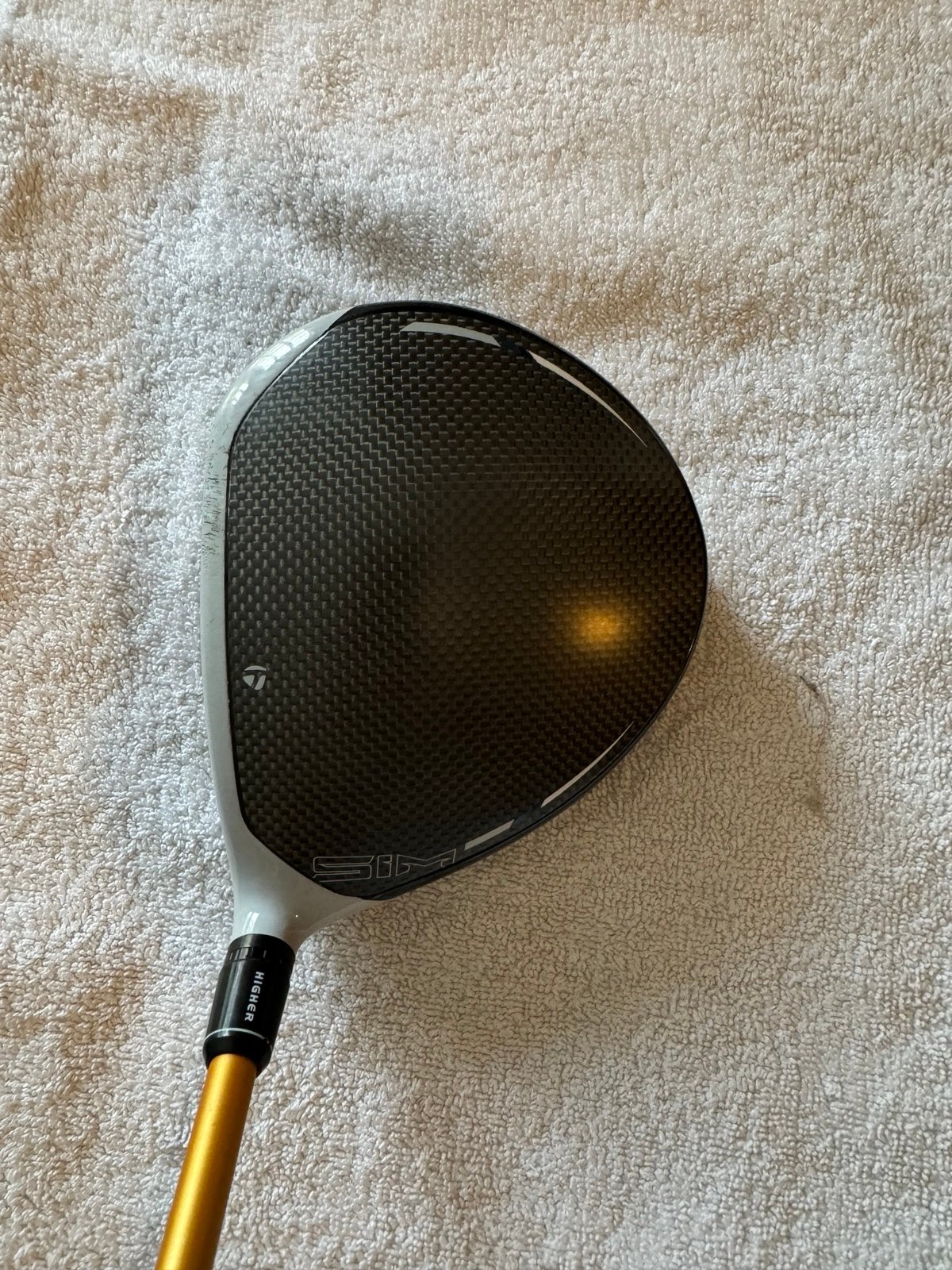 Taylor made Sim Max with custom shaft