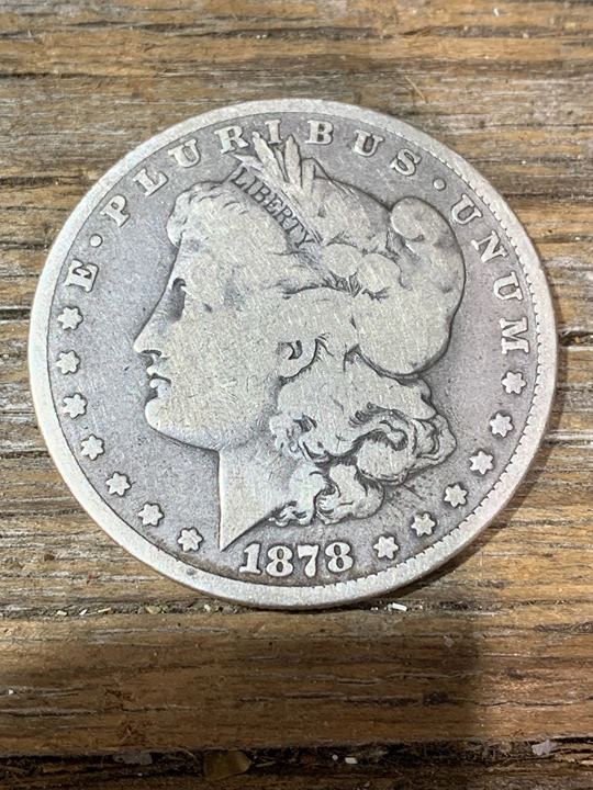 1878 Carson City, Morgan Silver Dollar, E. Pluribus Unum