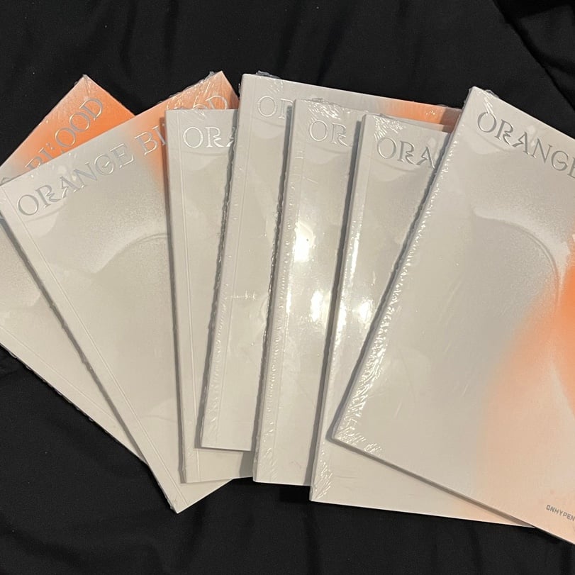 enhypen orange blood ot7 engene version set