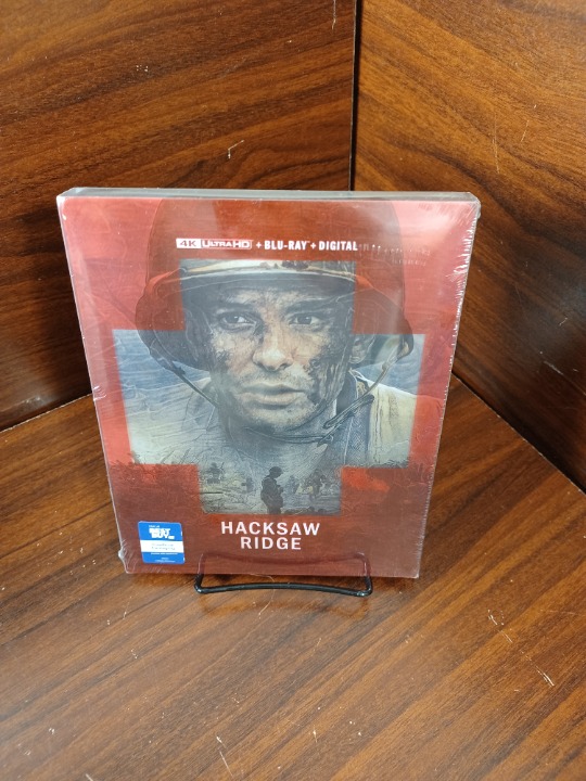Hacksaw Ridge 4K Collector STEELBOOK (4K+Blu-ray+Digital) NEW-Free Box Shipping