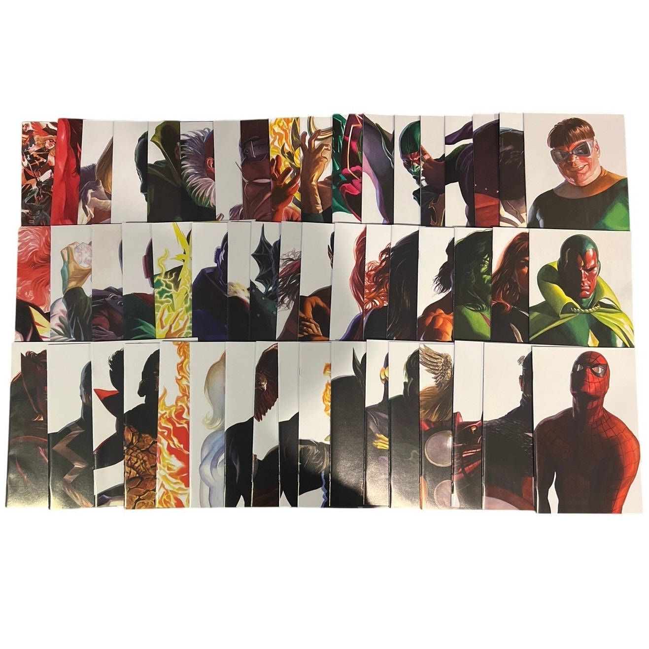 Alex Ross Timeless Variant Set Marvel Portrait 52 Covers Comic Lot NM Spider-Man
