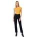 Re/Done High Rise Stove Pipe Jeans Women High Rise Straight Leg Cropped Black 30