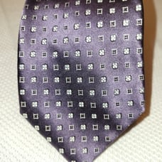 Ermenegildo Zegna Purple Silk Tie