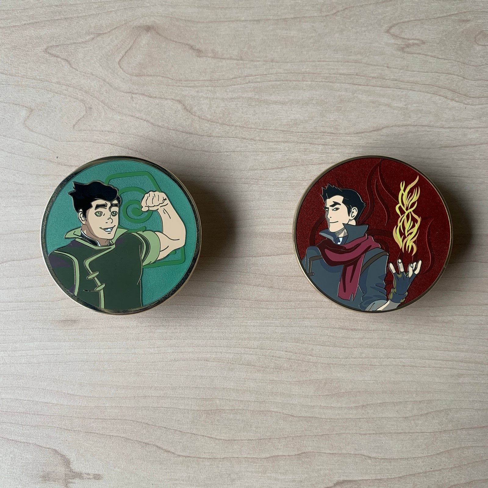 ATLA LOK Mako Bolin Enamel Pin Set Legend of Korra Pin